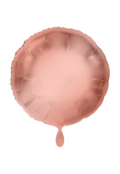 Folienballon 45cm Rund Rosegold